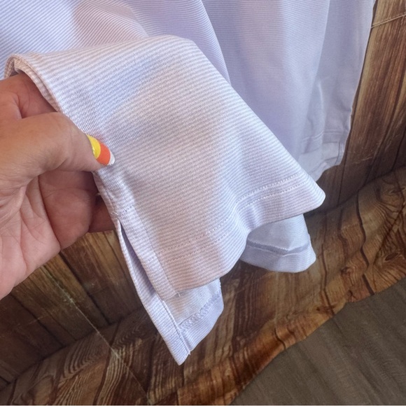 Adidas Men’s Climacool Legacy Short Sleeve Jasmin White Polo Shirt Size Large - Picture 5 of 15